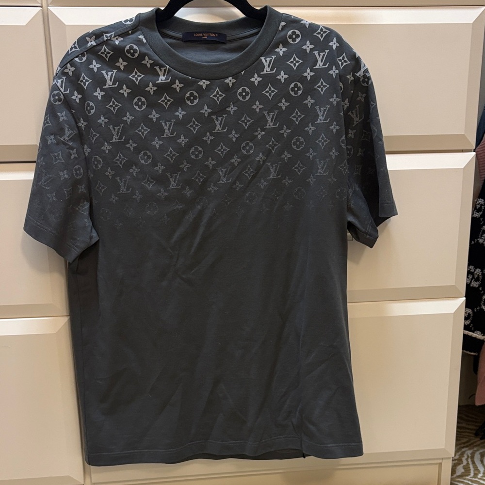 Louis Vuitton Charcoal Monogram Short Sleeve Tee